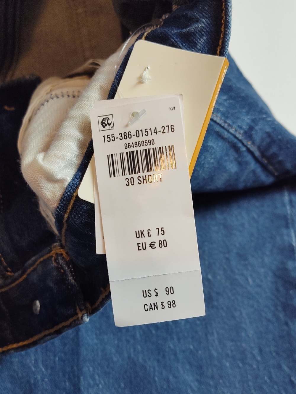 Ambercrombie & Fitch Women's Denim Blue Jeans Mid-rise 90 Straight Size 30 Short - Picture 8 of 8